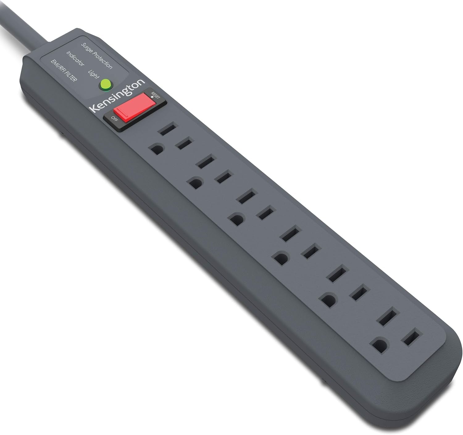 Guardian 6 Outlet, 15-Foot Cord, & 540 Joules Premium Surge Protector (K38215NA), Black